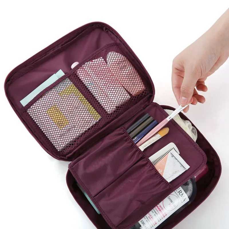 Large capacity girls makeup bag outdoor womens makeup bag bathroom organizer waterproof womens storage makeup box W250109