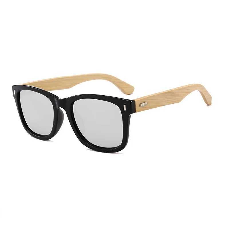 Classic bamboo retro sunglasses mens nail decoration driving mirror sunglasses retro wood Oculos De Sol UV400 W250109