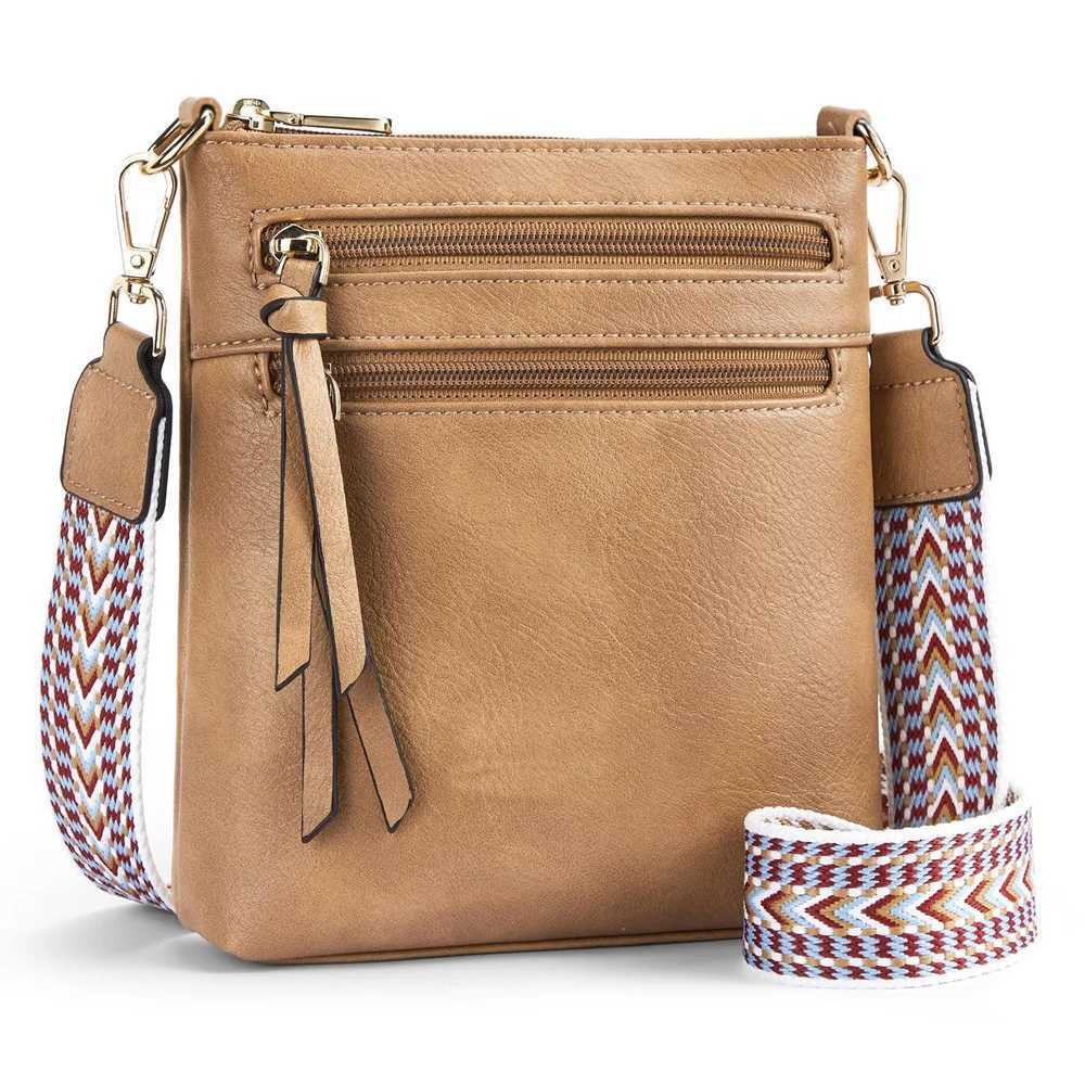 New casual double zipper womens single shoulder crossbody bag simple phe bag crossbody bag multifunctial womens bagXJ250108