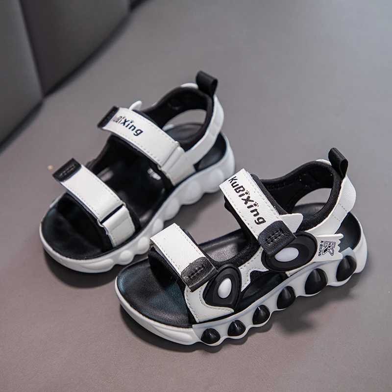 Girls Sandals 2024 Summer New Soft Bottom Girls Princess Shoes Outdoor Leisure Non slip Childrens Beach Sandals W250108