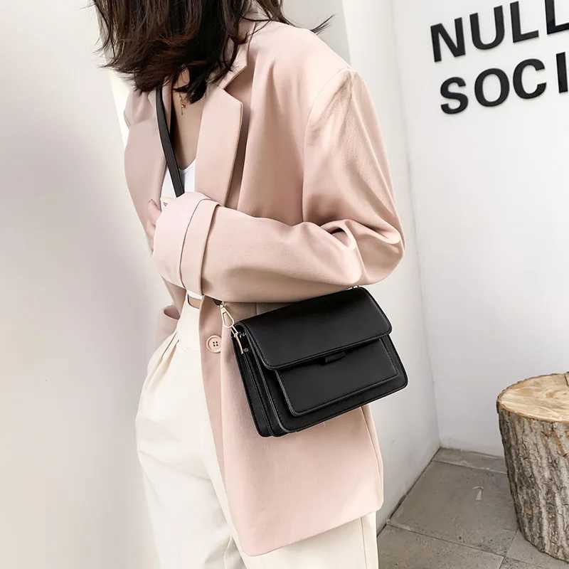 Womens Luxury Designer Small Handbag Fi High Quality PU Leather Femael Daily Soild Color Vintage Crossbody Messegner BagsXJ250513