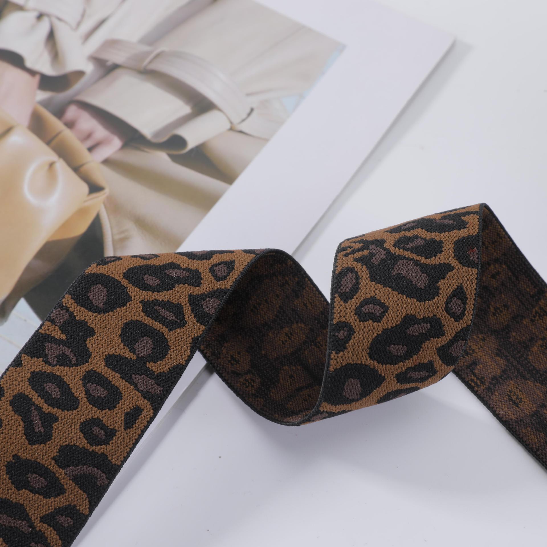 Soft high elasticity breathable ultra-thin fish silk loose and tight strap skin friendly elastic band high elasticity band printed elastic band