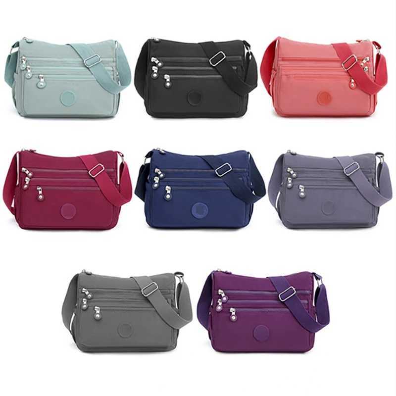 Womens Messenger large capacity Shoulder Bag Polyer Fi Cosmetic Bag Simple and Versatile Handbag Crossbody BagXJ250108