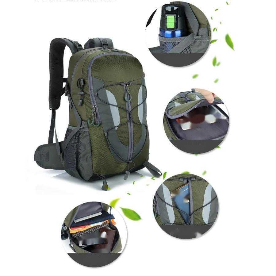 New Outdoor Mountaineering Backpack with Large Capacity Simple and Lightweight Waterproof Outdoor Travel and Sports Backpack 240920