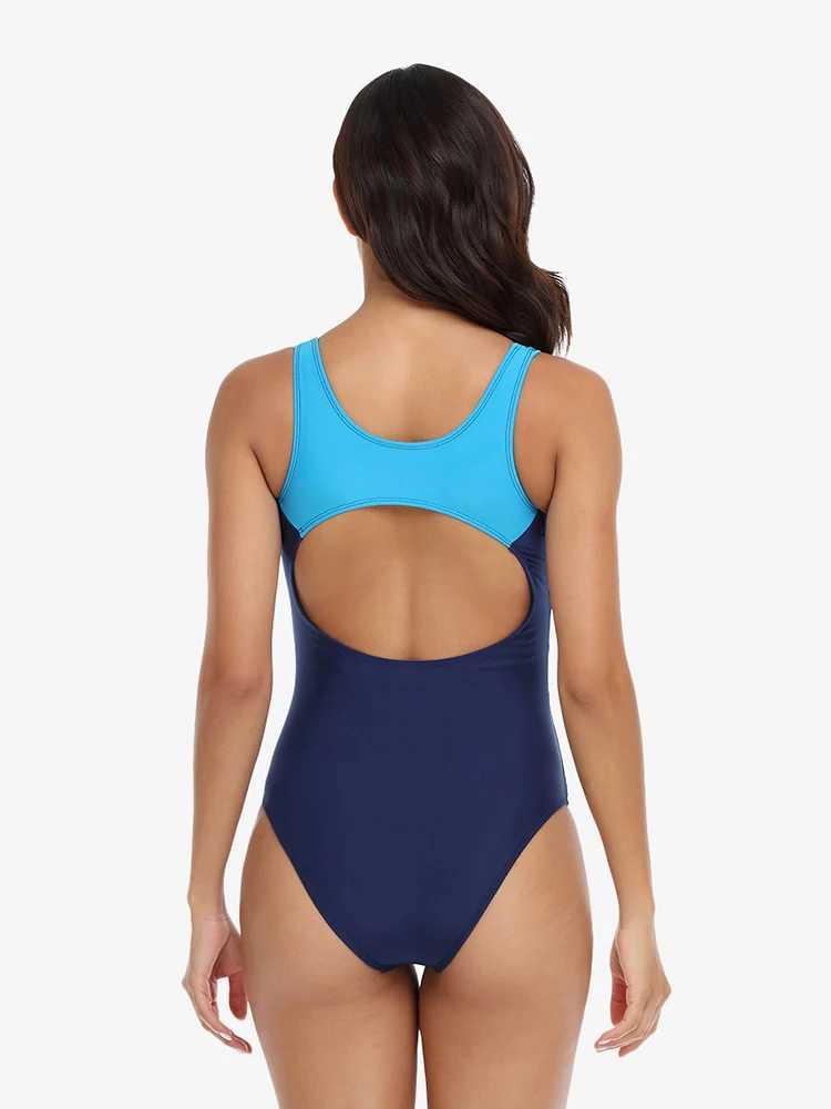 Riseado One Piece Swimsuit Woman Sports Swimwear Women Rashguard Summer Beachwear New Swimming Suit Raceack Bathing SuitsXJ240108