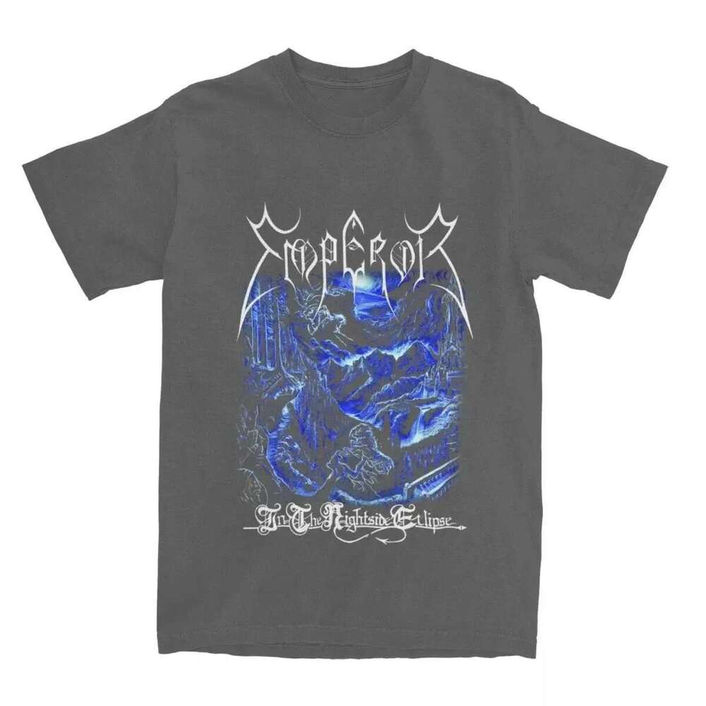 Black Metal Band Emperor Accessories T-Shirt for Men Women S