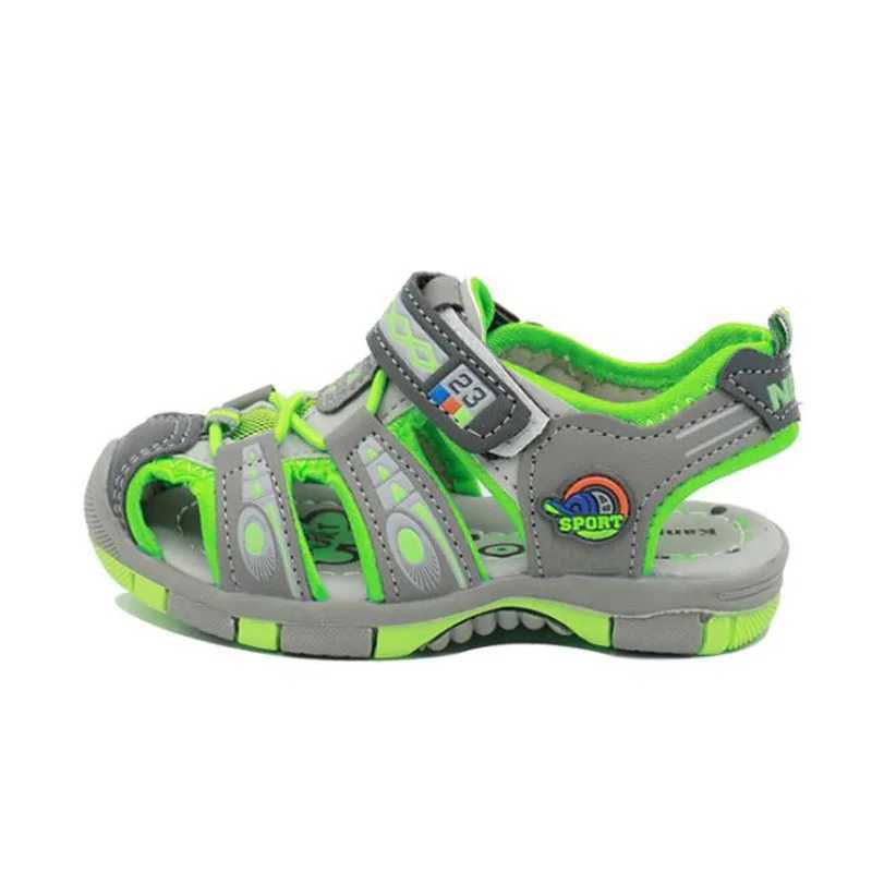 Boys sandals childrens summer anti slip childrens shoes US defense kick beach sandals size 20 to 31 W250108