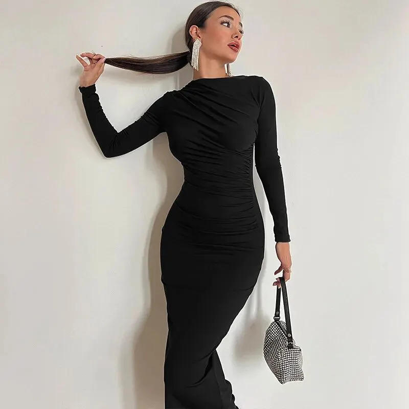 Lace Dress, Women's Spring Autumn Long Sleeve Party - Elegant Club Evening Streetwear Bodycon Dress Items C260311