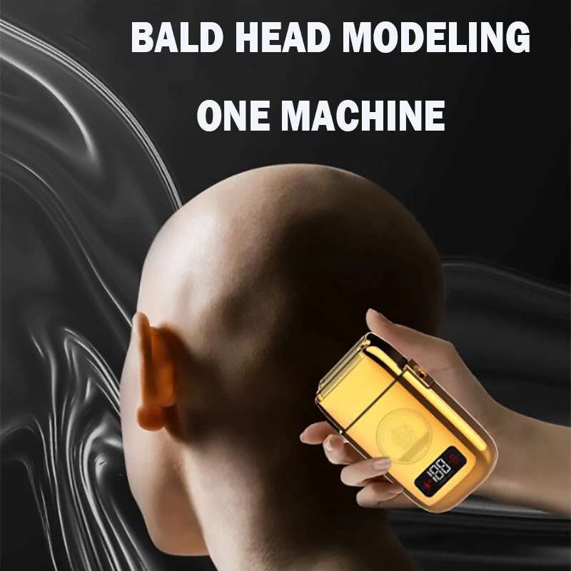 Tx3 Metal Housing Rechargeable Shaver For Men Hair Beard Electric Razor Bald Head Shaving hine Professional