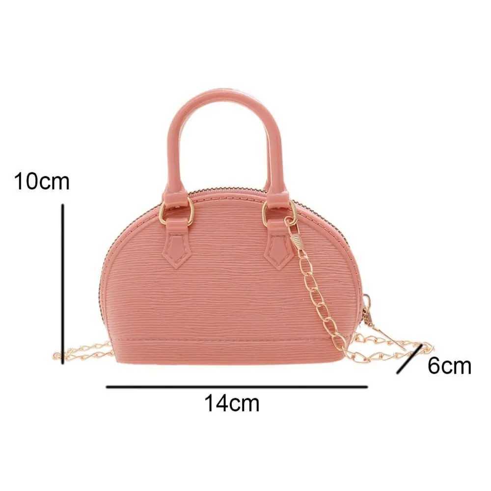 Mini Shell Crossbody Bag Solid Color Pu Leather Underarm Bag e Shoulder Crossbody Bag High-capacity Single Shoulder BagXJ250108