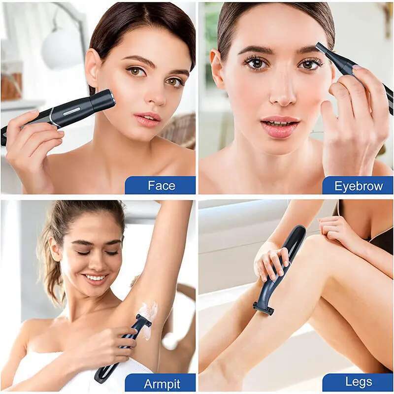 Intimate Areas Haircut Precision Shaver Men Bikini e Sensitive Razor Balls Eggs Pubic Hair Shaving Trimmer Face Beard Clipper