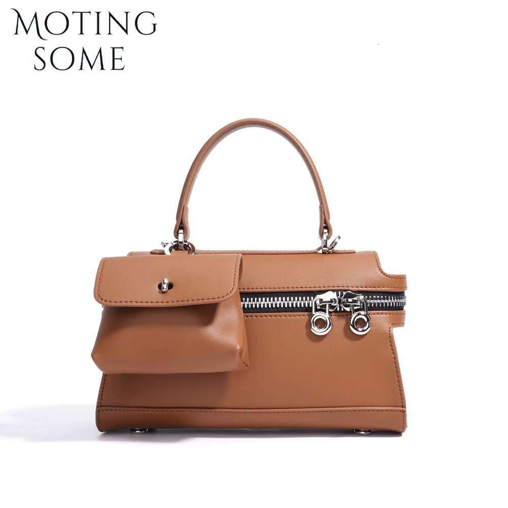 Motingsome 2025 Spring Niche Design New Retro Document Bags Exquisite Handbag Shoulder Crossbody Portable Satchel Daily Purses