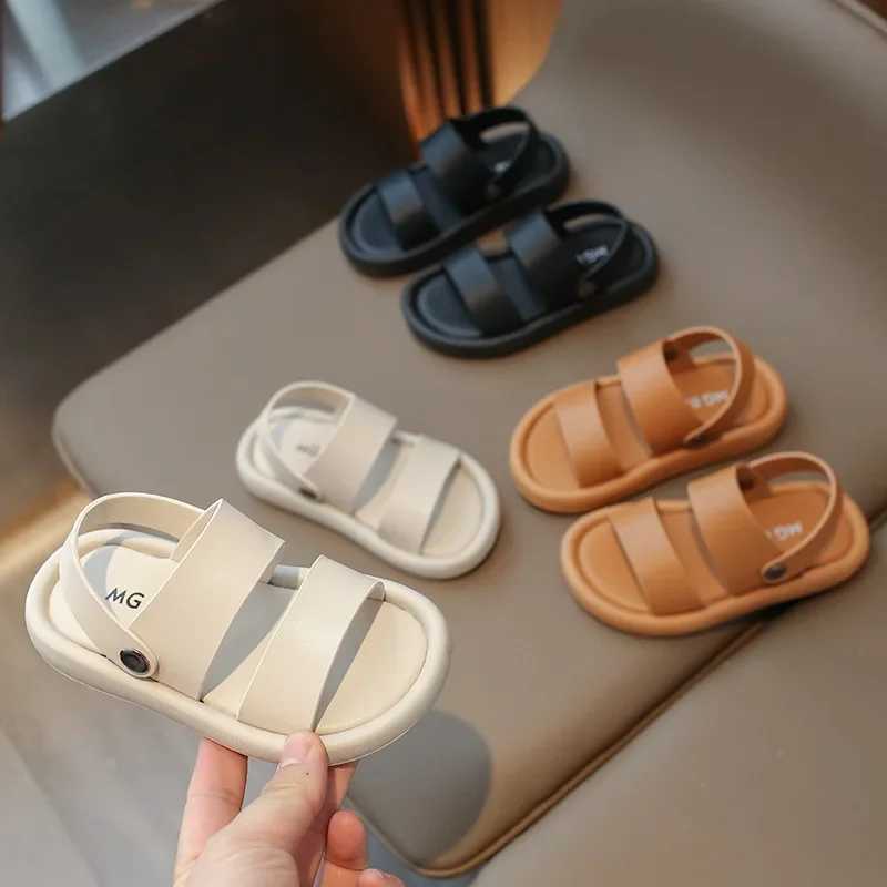 Childrens Sandals 2024 Summer Small Girls Fashion Baby Girls Open Toe Sandals Soft Bottom Non Slip Beach Shoes W250108