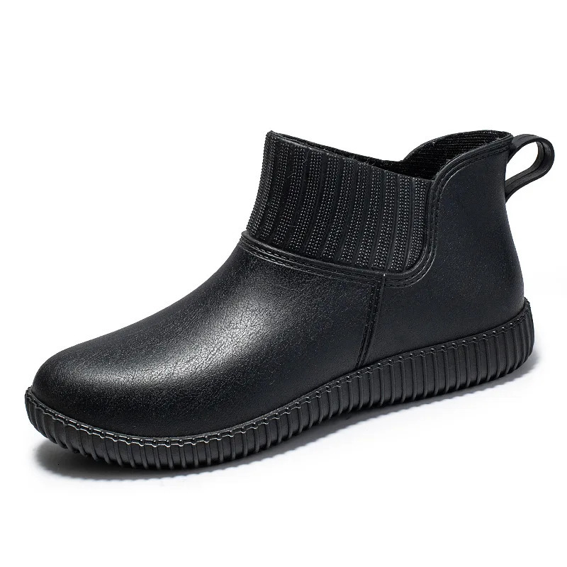Fashion Rain Boots Womens Galoshes Ladies Shoes Walking Non-slip Waterproof Ankle Rainboots Female Home Garden Work Short Boots 250106