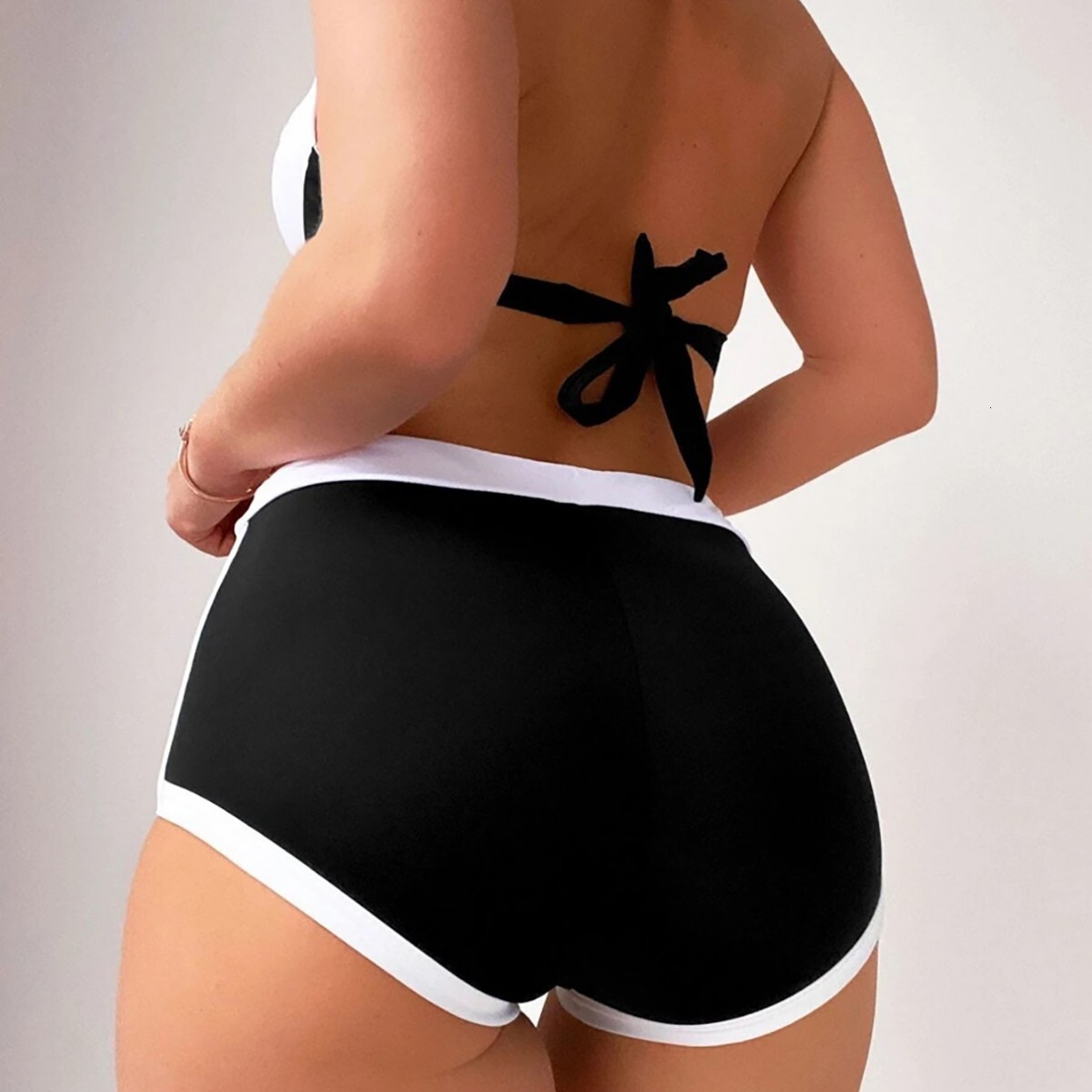 2025 New High Waist Bikini Splicing Sexy Split Designer Women's Swimsuit