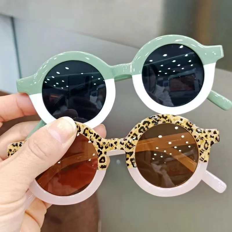 New Cute Childrens Fashion Sunglasses Girls Small Frame Round Sunglasses Cute Baby Outdoor Sunglasses UV400 Gafas De Sol W250109