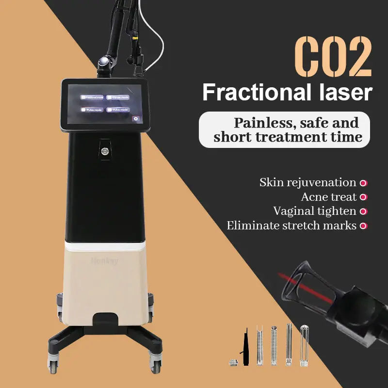 Professional Vertical Fractional Co2 Laser Beauty Machine Non Invasive Shaping Remover Anti-aging Machine