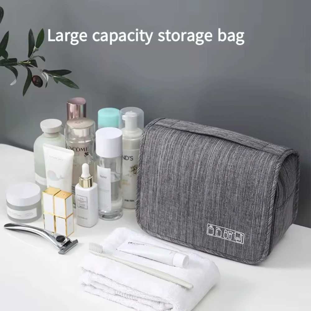 Oxford fabric mens business portable storage bag toilet organizer womens makeup bag waterproof hanging travel washing bag W250109