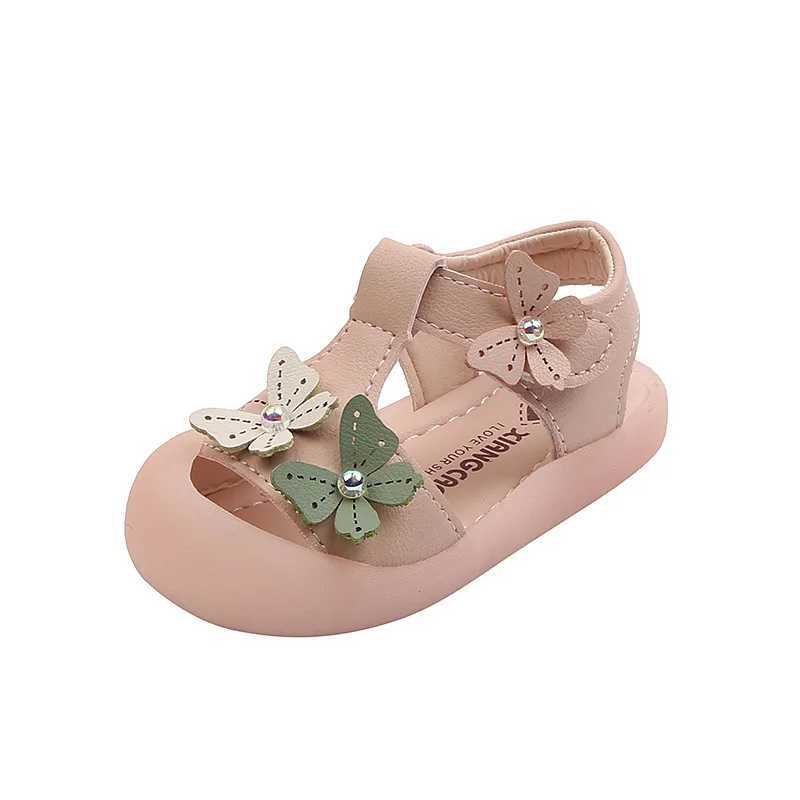 Summer baby sandals suitable for girls boys soft soled fabric childrens shoes fashionable childrens beach sandals childrens shoes W250108