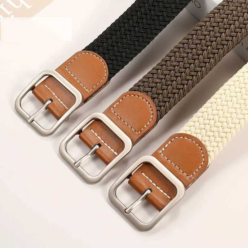 2024 New Womens Belt Mens Pants with Womens Jeans with Instagram Style Youth Canvas W250109