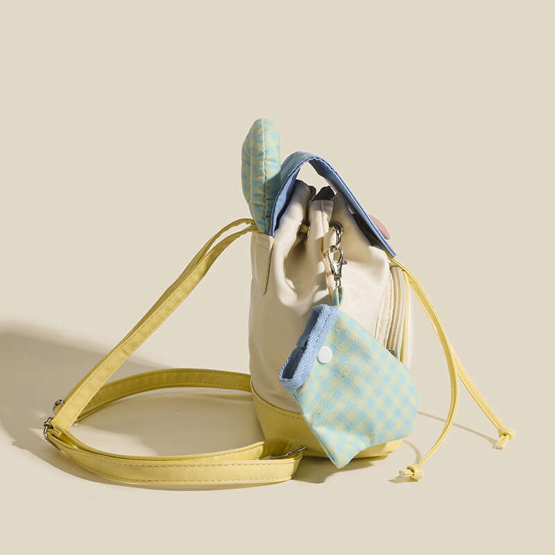 Summer button 2025 new spring/summer cute book mini bag shoulder small backpack for women