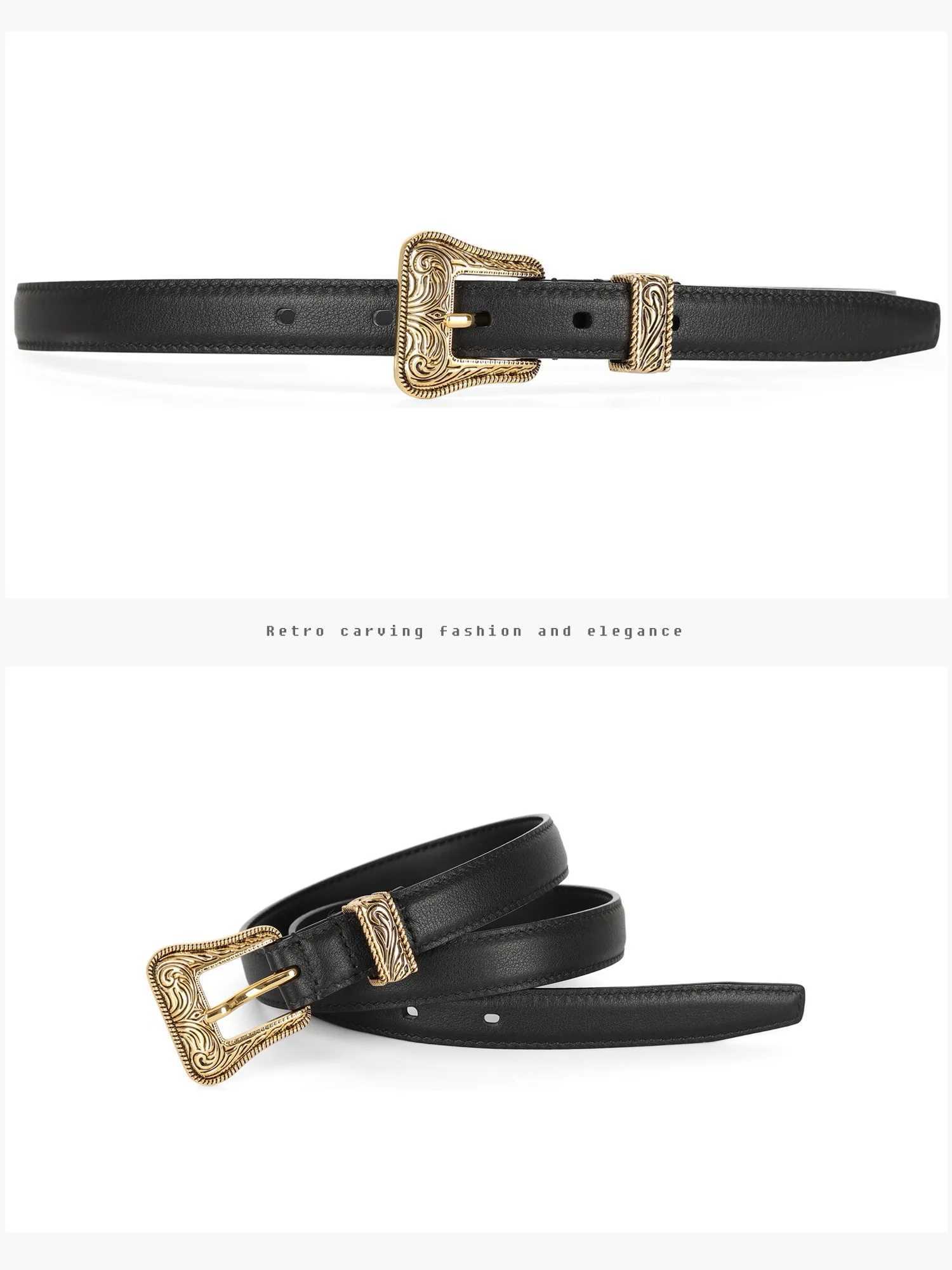 Womens Leather Belt Simple Wild Jeans Belt Korean Ins Wind Decorative Leathn Luxer Fashioury DesignerBelt with Suit Trousers W250109