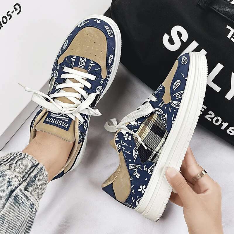 Ddmyoutdoor China Domestic Men S Sneakers New Personalized Lacing Casual Sneaker Fashion Trendy Sports Skateboard Shoes For Youth Retro Board Shoe