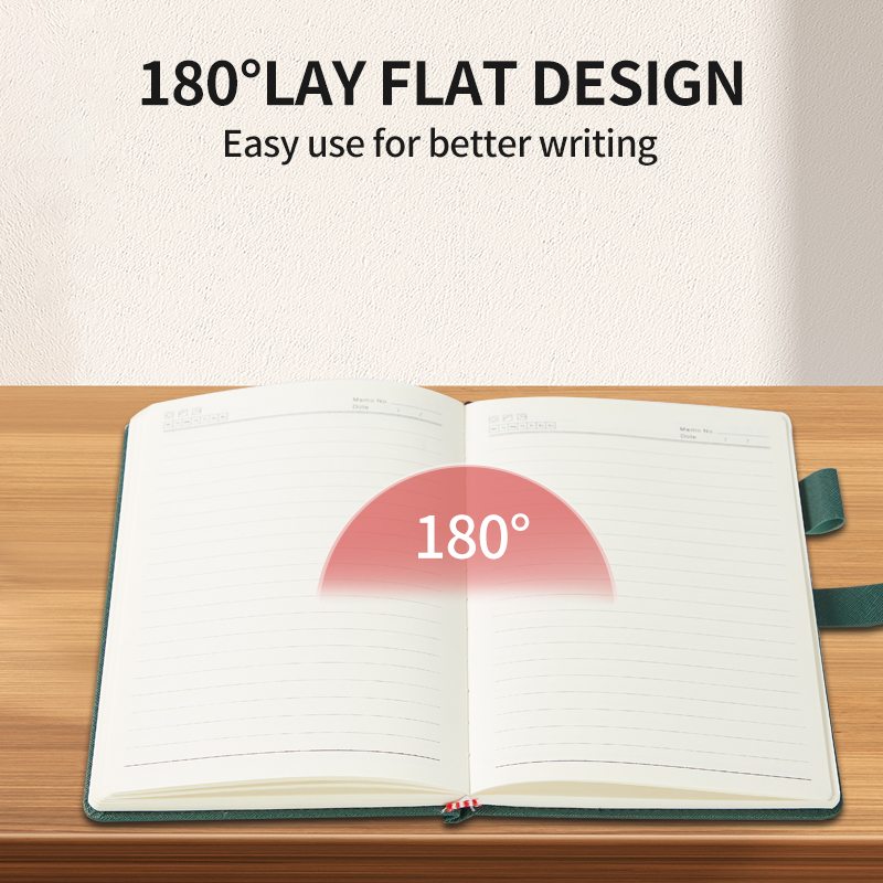Stylish A5 Workplace Notes Book Featuring Delicate Crosshatch Design