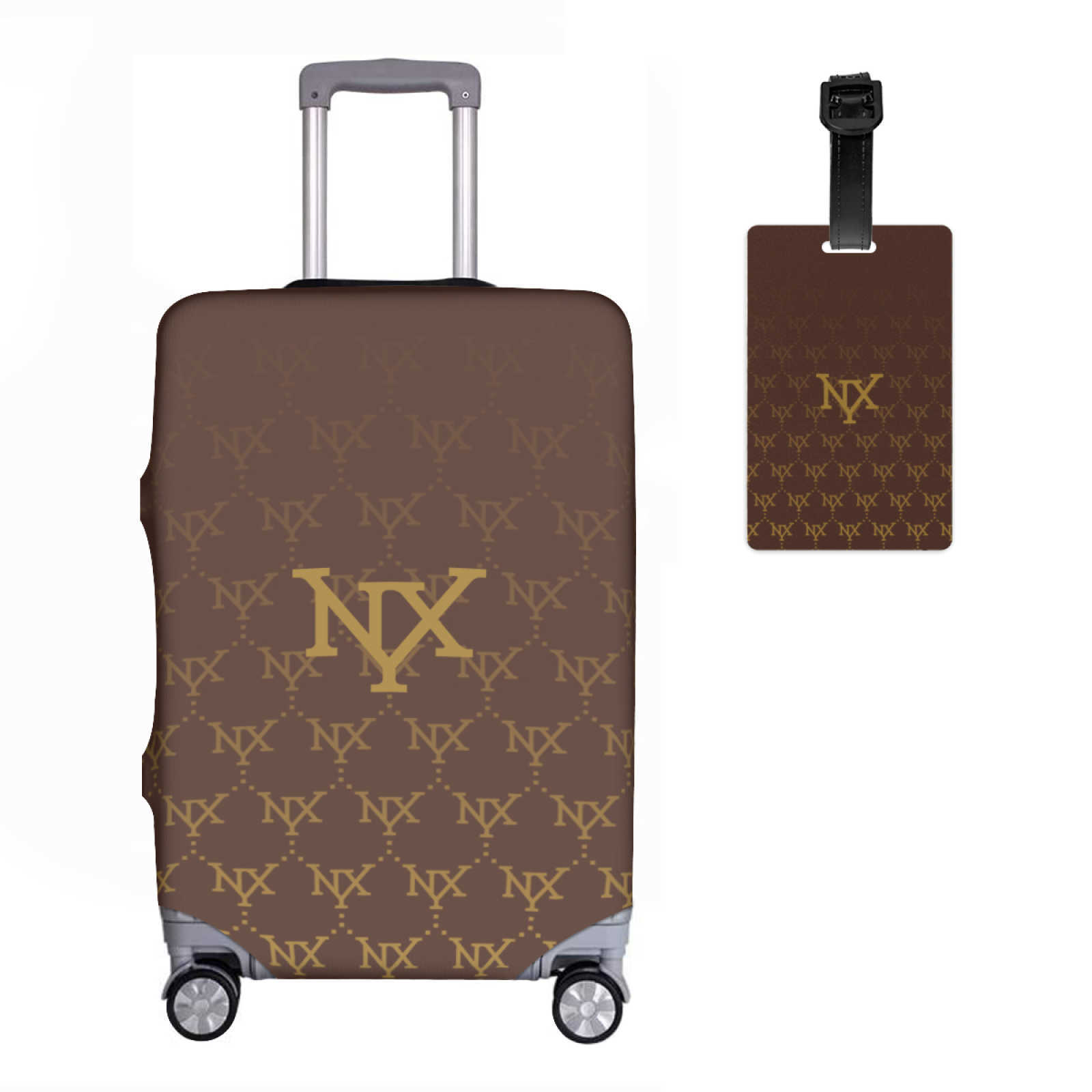 NXY Luggage Cover And Luggage Tag Combination Suitcase Protective Cover Dust Covers For 19 To 32 Inch Travel Accessories Supplies 250109