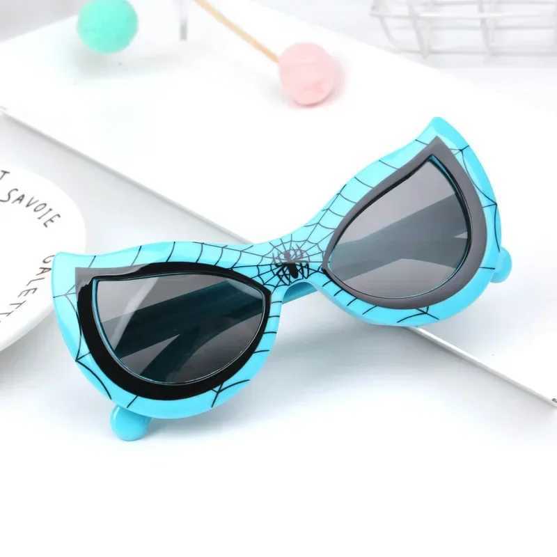 WINFUL Childrens Spider Sunglasses for Boys and Girls Cat Eyes Flexible Sunglasses UV400 Anti UVA UVB Sunglasses Outdoor Goggles W250109