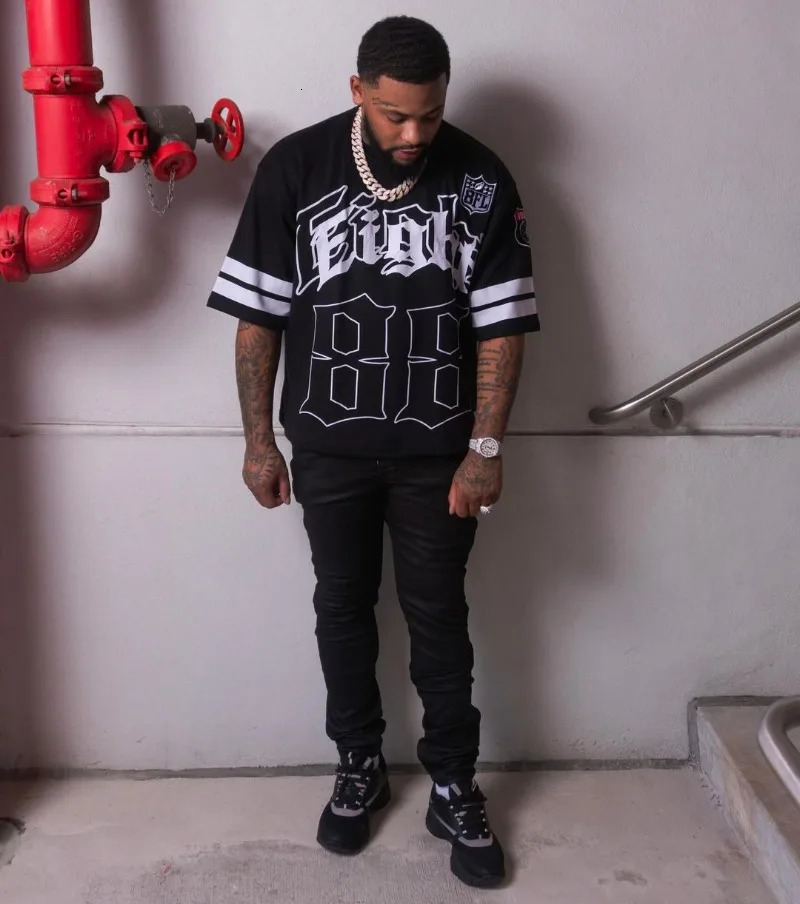 Harajuku Hip-hop Loose T-shirt Versatile Personalized Letter Printing Oversized Short-sleeved Men Y2k Retro Fashion Tops Women 250108