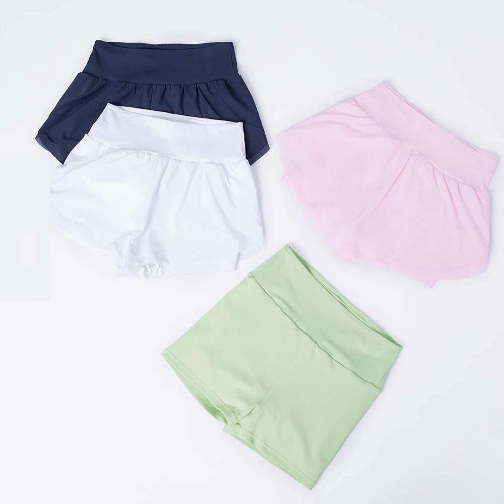 Women Sports Running Casual Quick-Drying Gym Sport Shorts With Pocket Solid Workout Leggings Sunscreen Fiess Yoga Pants