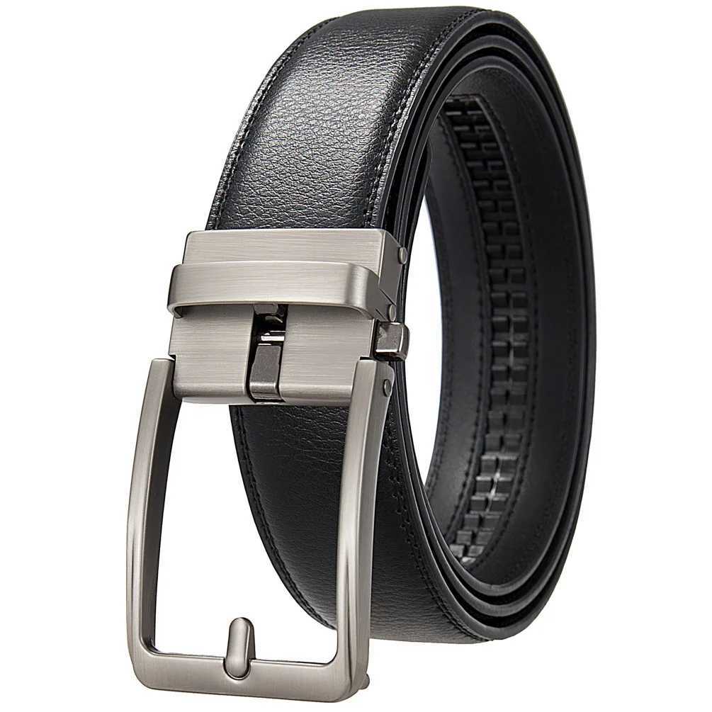3.5cm mens fashionable alloy automatic buckle belt for business and leisure decoration mens real belt for luxury W250326