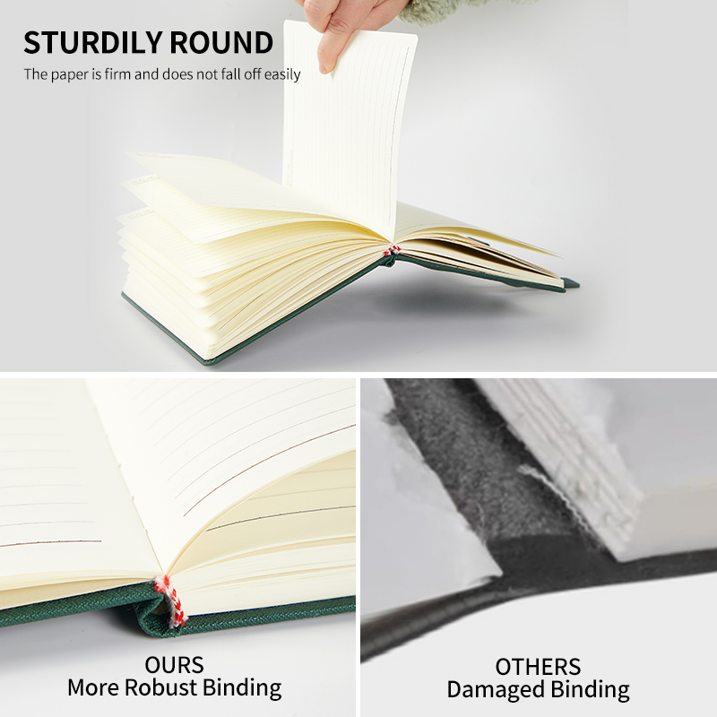 Elegant Crosshatch Texture A5 Size Notepad for Workplace Use