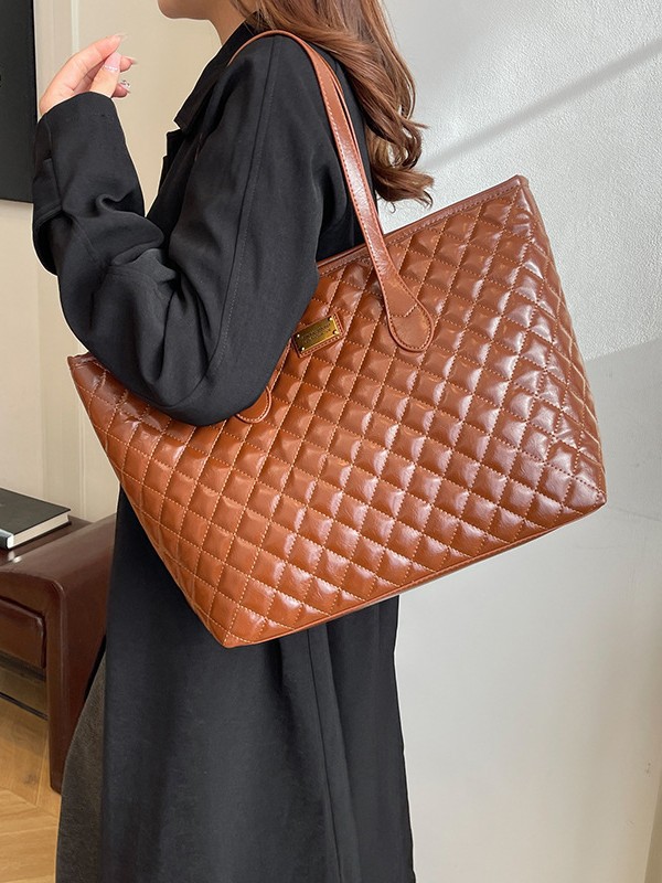 2025 Designer Women High-end 3 Shoulder Handbag Large Capacity Commuter Bag Ladies Fashion Triple Black Brown Coffee Red Free shipping