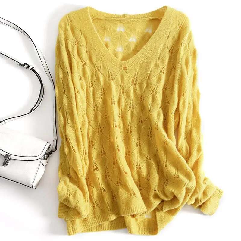 Plus Women Clothing 4Xl 5Xl 150Kg Spring Sweaters Large Tops Lights Womans Pull Femmes Outerwear Big Size Knit