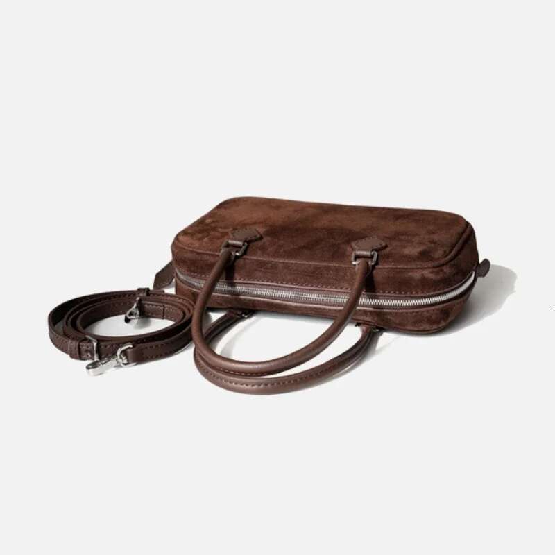 Suede Square For Women Designer Handbags Frosted Cowhide Shoulder Crossbody Bags With Straps Retro Winner New