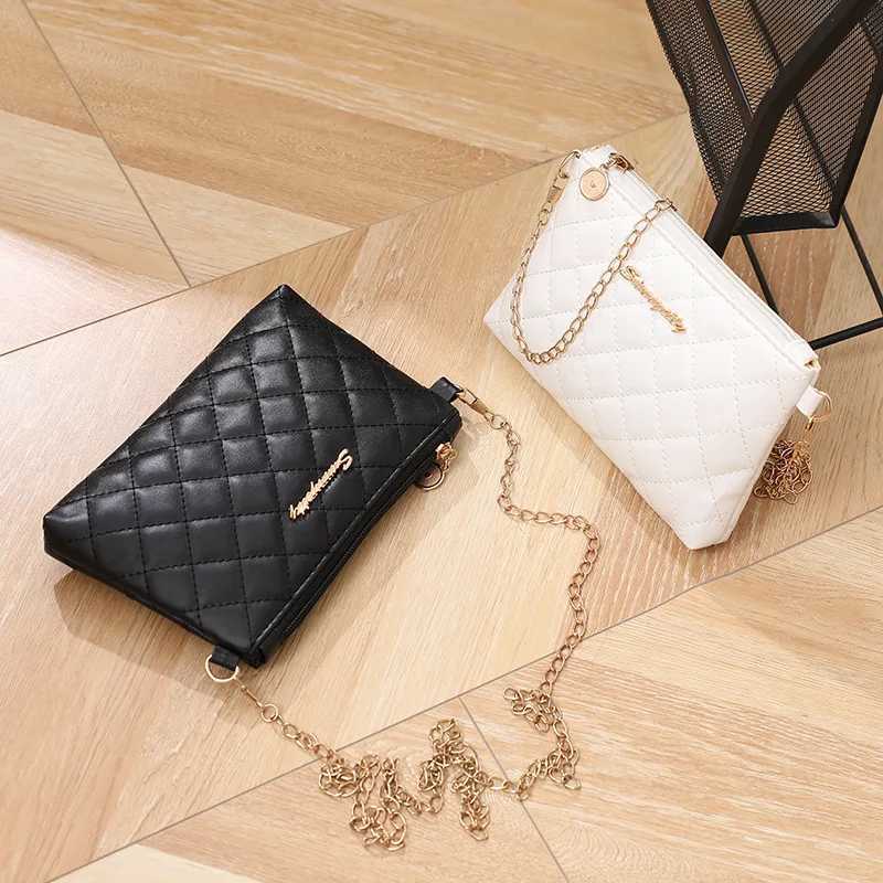 Wholesale Leisure Classic Small Bag 2024 New Fi and Simple Lingge Embroidered Shoulder Bag Chain Crossbody BagXJ250108