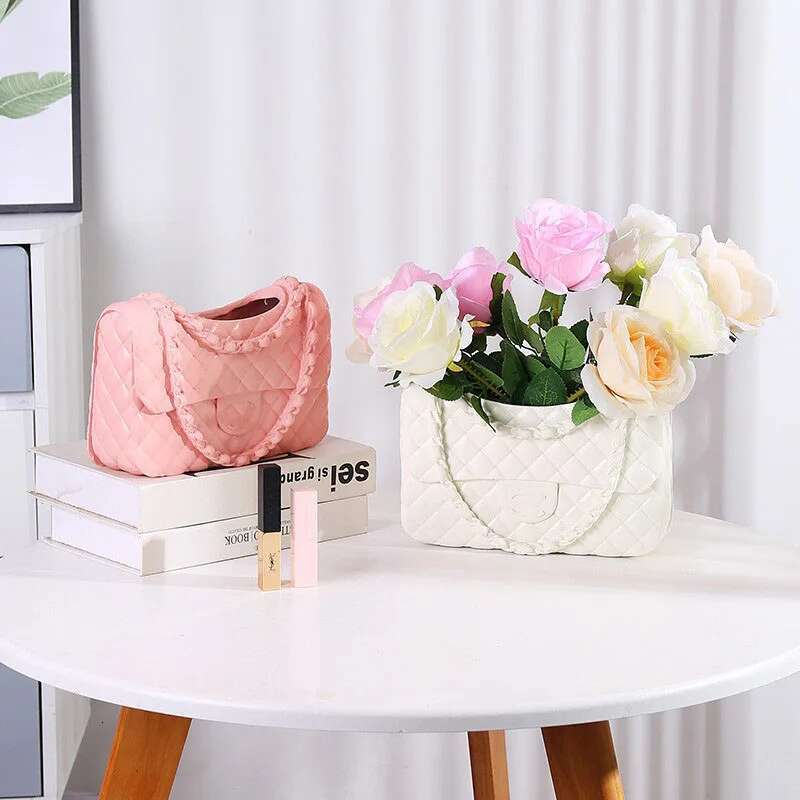 Table Top Living Room Resin Retro Bag Vase Shop Villa Can Be Arranged Wers Wer Decoration TV Cabinet Simple