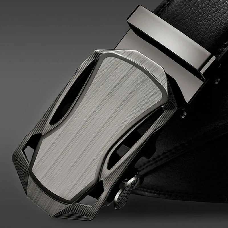 Fashion mens metal automatic buckle brand belt mens leather luxury mens business belt mens belt direct delivery W250109