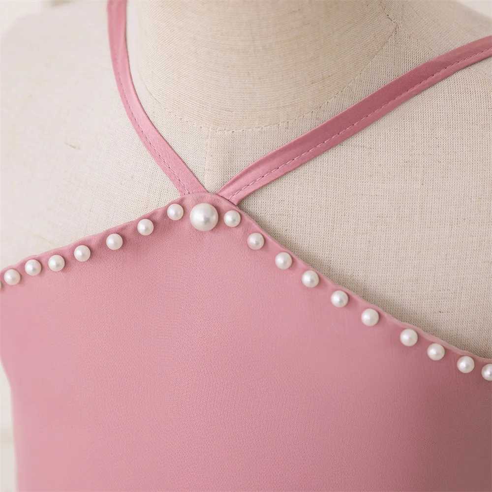 Formal Ceremony Princess Dress For Girl Children Costume Beading Par Birthday Dresses Elegant Girls Clothes Wedding Gown 3-8YXJ250108