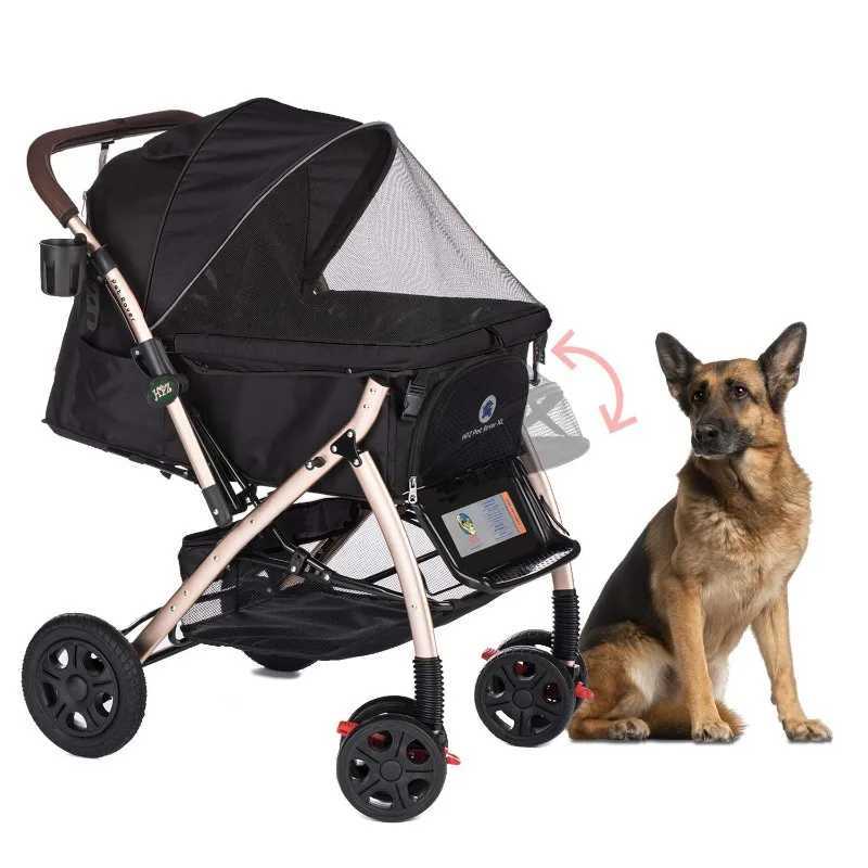 Advanced heavy-duty Du DogCat handcart travel cart company no zipper entrance pump no rubber tires small and medium-sized pets W250109