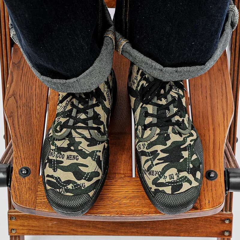 Ddmyoutdoor China Domestic Men S Boots Wear Resistant Walking Sneakers Male Youth Trend Middle Gang Comfortable Platform Fashion Outdoor Spring Autumn