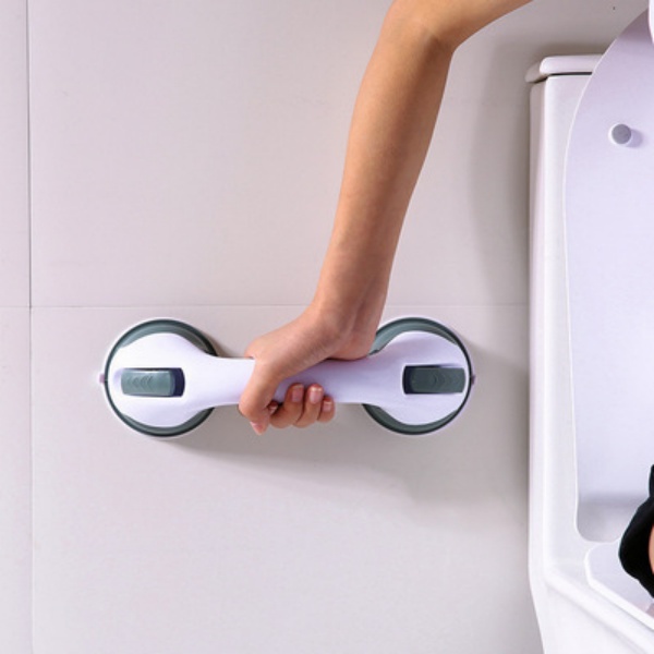 Off-the-shelf bathroom grab bars Suction cup non-slip door and window plastic suction cup handle no punching handrail shower room