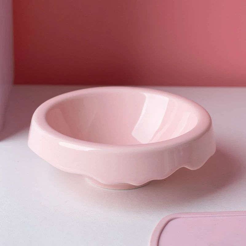 113514 Ceramic Pet Bowls Cat Dog Bowl Dish Pet Food Plate Kitten Water Dish Feeder Dog Bowl Feeder for Cats Pet Accessories