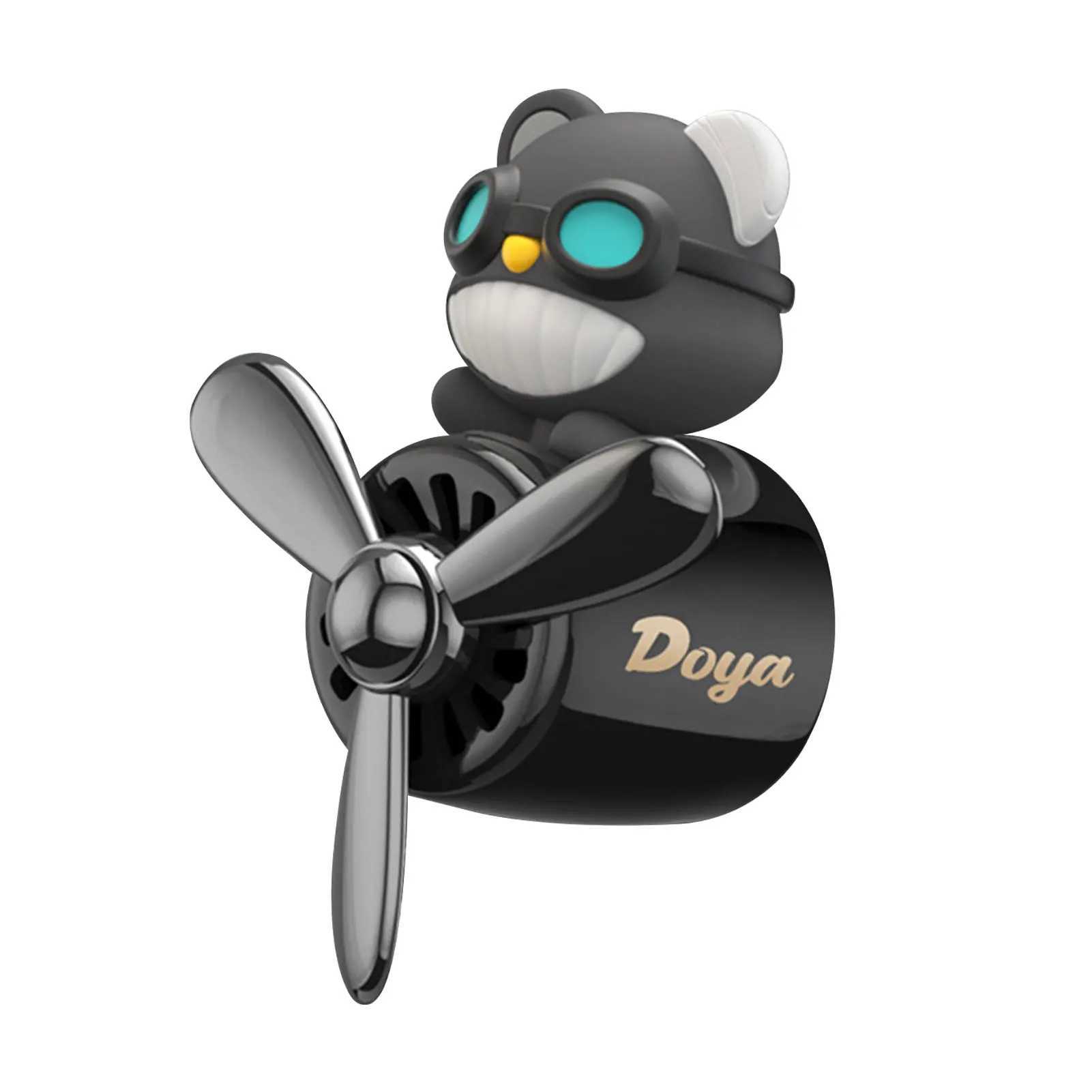 Car Air Freshener Car air freshener lovely car perfume diffuser bear driving car ventilation clip diffuser lovely cartoon shape car perfume decoration