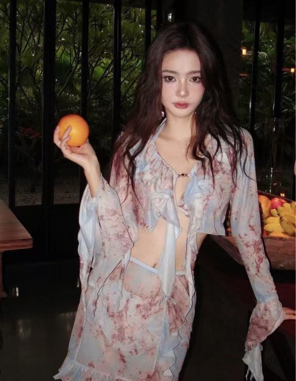 2025 new sexy bikini swimsuit designer women's beach vacation set abdominal slimming four piece set