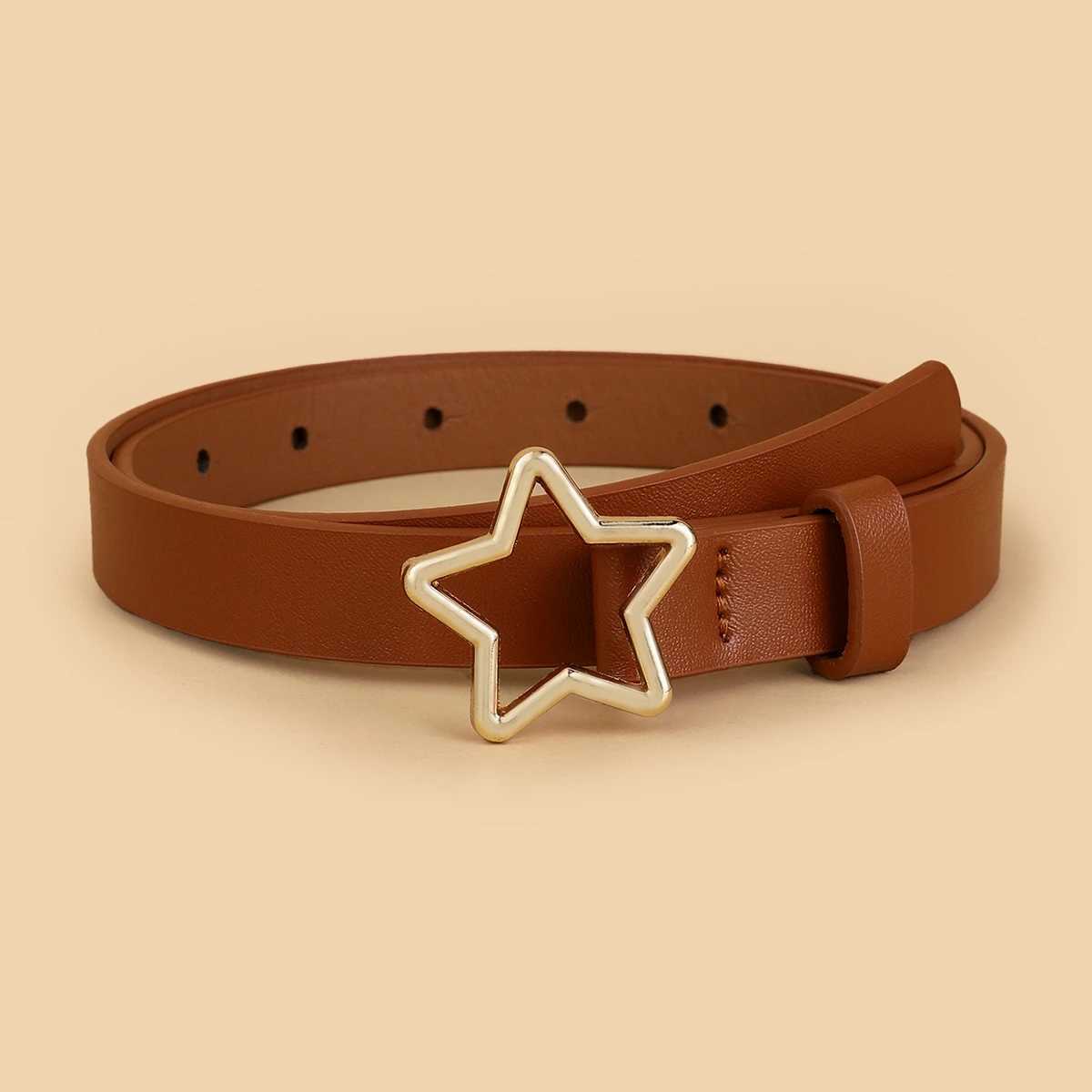 Home>Products>Y2K Womens Belts>Metal Five Star Buckle W250109