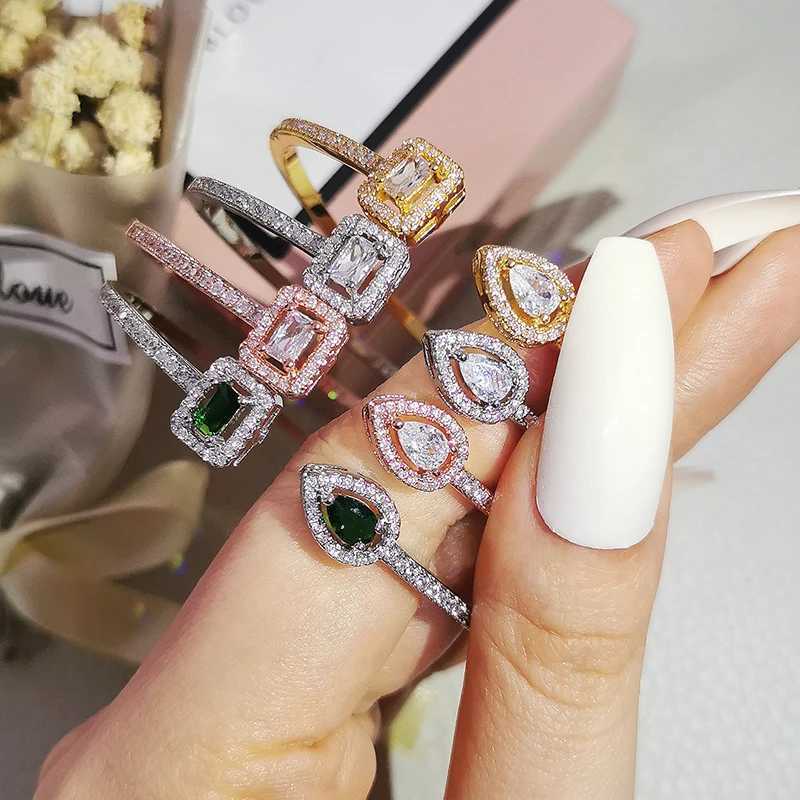 2023 New Fashion Luxury Punk Gold Silver Color Tennis Bracelets Bangle for Women Wedding on Hand Gift Jewelry Wholesale S5877XJ250109