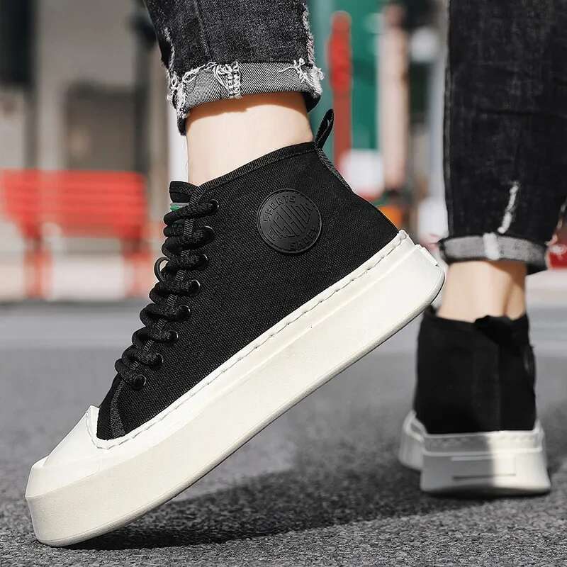 Ddmyoutdoor China Domestic Designer High Top Canvas Men S Autumn New Trend Man Sneakers Platform Leisure Sports Board Shoes For Students